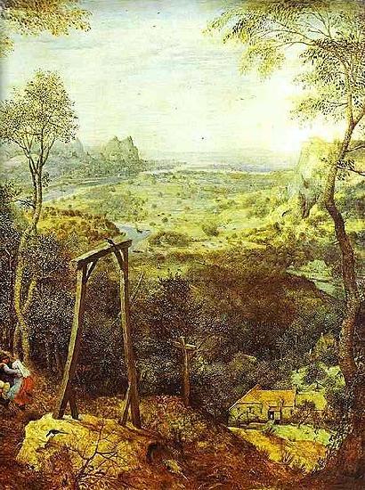 Pieter Bruegel the Elder Magpie on the Gallows Norge oil painting art